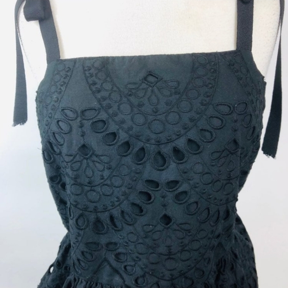 J. Crew Black Eyelet Camisole Top - Picture 3 of 6